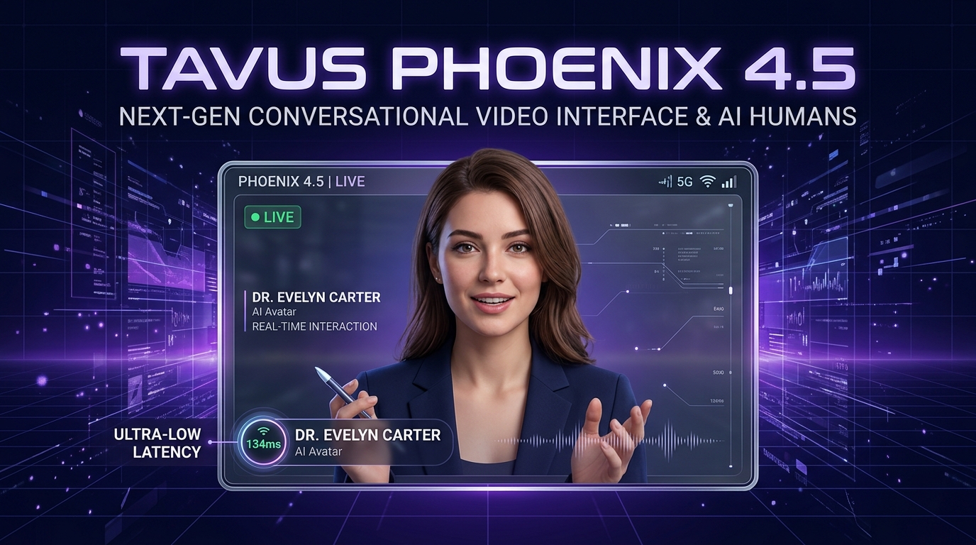Tavus Phoenix 4.5: The AI Human Model Making Digital Conversations More Realistic cover